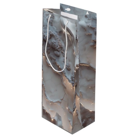 Lumina Geschenktüte Für Weinflaschen (Vorderseite Schrägansicht)