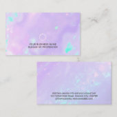 Lumina Opal | Berufliches Rainbow-Logo Visitenkarte (Vorne/Hinten)