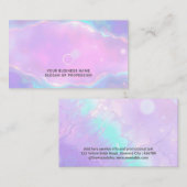 Lumina Opal | Berufliches Rainbow-Logo Visitenkarte (Vorne/Hinten)