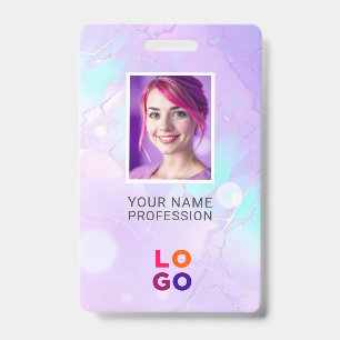 Lumina Opal Business Logo, Foto, QR Code, Name ID Ausweis