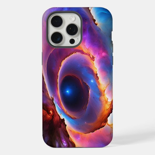 "Luminara" - Nebula und Galaxien iPhone Hülle (Rückseite)