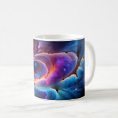 "Luminara" - Nebula und Galaxien Kaffeetasse (VorderseiteRechts)