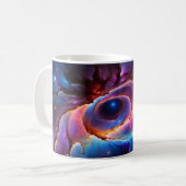 "Luminara" - Nebula und Galaxien Kaffeetasse (Vorderseite Links)
