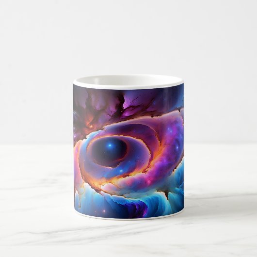 "Luminara" - Nebula und Galaxien Kaffeetasse (Mittel)