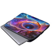 "Luminara" - Nebula und Galaxien Laptopschutzhülle (Vorne Knopf)