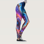 "Luminara" - Nebula und Galaxien Leggings (Rechts)
