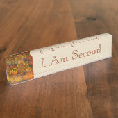 "Luminaries" Desk Namplate (Abgabe einer Erklärung Namensplakette (Seite)