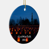 Luminary an der Gettysburg-Friedhofs-Verzierung Keramikornament (Rechts)