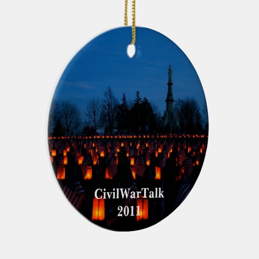 Luminary an der Gettysburg-Friedhofs-Verzierung Keramikornament (Rechts)