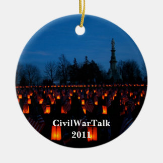 Luminary an der Gettysburg-Friedhofs-Verzierung Keramikornament