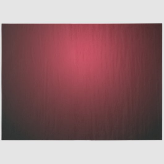 Lumineszent Red Gradient Ombre Seidenpapier (Vorderseite)