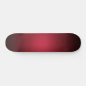 Lumineszent Red Maroon Gradient Ombre Skateboard (Horizontal)