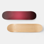 Lumineszent Red Maroon Gradient Ombre Skateboard (Horizontal)