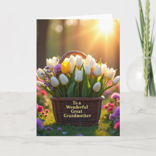 Lumineszente Blüten Mutterkarte Karte