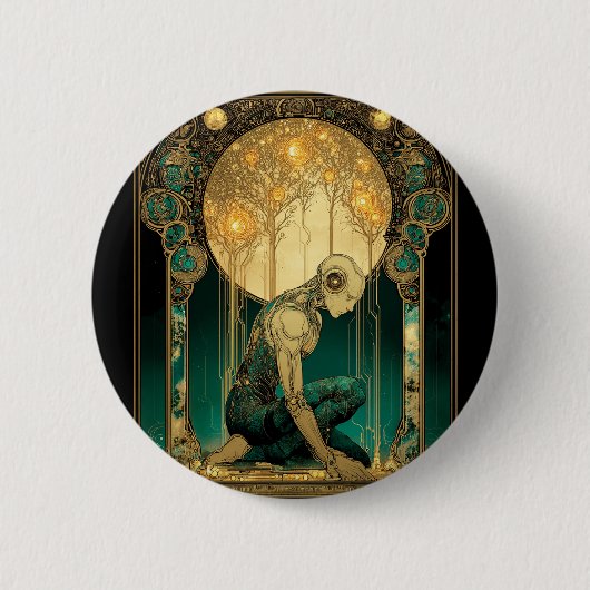 Lumineszente Himmelfahrt Button (Vorderseite)
