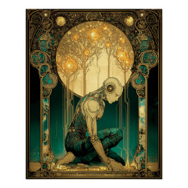 Lumineszente Himmelfahrt Poster