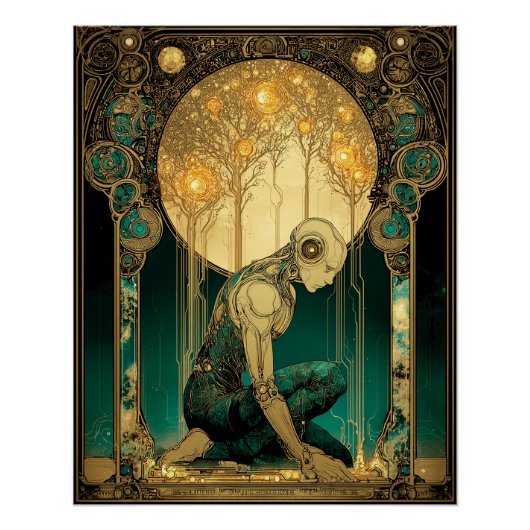 Lumineszente Himmelfahrt Poster (Vorderseite)