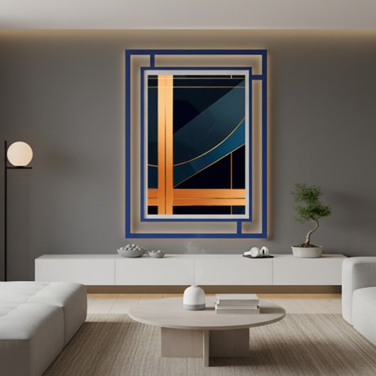 Lumineszente Struktur Poster