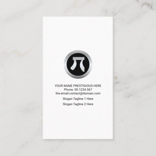 Lumineszenz Blue Mathematical Numbers Math Tutor Visitenkarte (Rückseite)