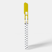 Lumineszenz Empire Yellow White & Black Polka Dots Case-Mate iPhone Hülle (Rückseite / Links)
