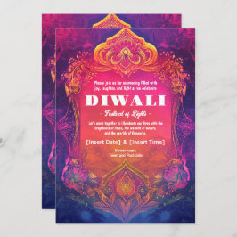 Lumineszenz Lotus Einladung