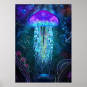 Lumineszenz-Quallen-Poster Poster (Vorne)