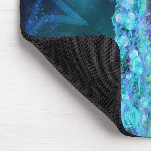 Lumineszenzquallen Mousepad (Ecke)