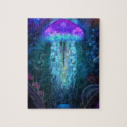 Lumineszenzquallen Puzzle (Vertikal)