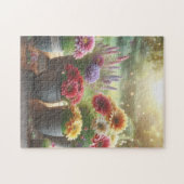 Lumineszierende Blüte Puzzle (Horizontal)