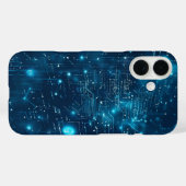 Lumineszierender Datenfluss Case-Mate iPhone Hülle (Rückseite (Horizontal))