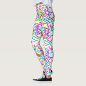 Lumineszierendes Lichtröhrenmuster. Leggings (Links)