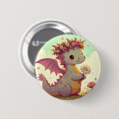 Luminexa (Ein Drache voller Sonnenbäume) Button (Vorne & Hinten)