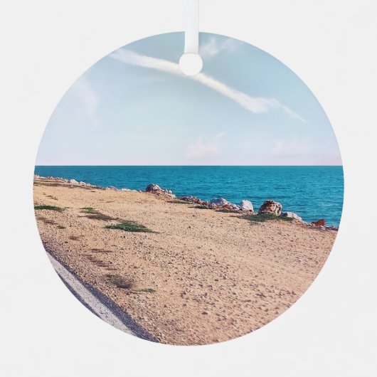 LuminoGlass Holiday Ornaments Ornament Aus Metall (Vorderseite)