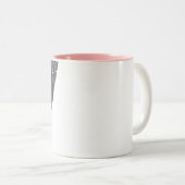 Luminosapfel Rose gebratenes Kakadu Zweifarbige Tasse (VorderseiteRechts)