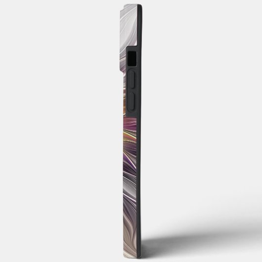 Luminöse Blume Abstraktes Fraktal Monogramm Case-Mate iPhone Hülle (Rückseite / Links)