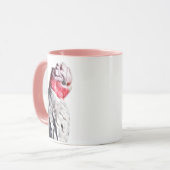 Luminöse Parrot Art Tasse Kaffee Cup Cockatoo (Vorderseite Links)