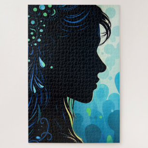 Luminöse Silhouette Puzzle: Mystisches Blut Puzzle