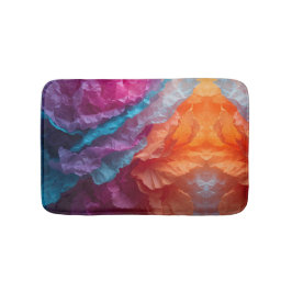 Luminous Abstract Tissue Paper Layers Badematte