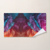 Luminous Abstract Tissue Paper Layers Badhandtuch Set (Handtuch)