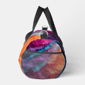 Luminous Abstract Tissue Paper Layers Duffle Bag (Rechts)