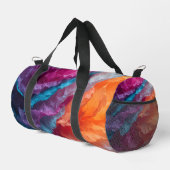 Luminous Abstract Tissue Paper Layers Duffle Bag (Rechte Ecke)