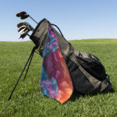 Luminous Abstract Tissue Paper Layers Golfhandtuch (Gras)