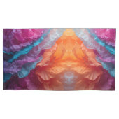 Luminous Abstract Tissue Paper Layers Kissenbezug (Vorderseite)