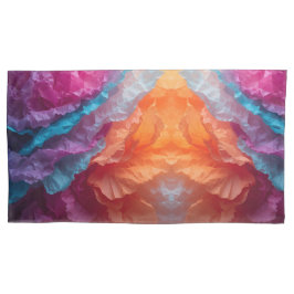 Luminous Abstract Tissue Paper Layers Kissenbezug