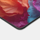 Luminous Abstract Tissue Paper Layers Schreibtischunterlage (Ecke)