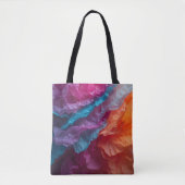 Luminous Abstract Tissue Paper Layers Tasche (Vorderseite)