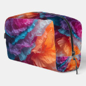 Luminous Abstract Tissue Paper Layers Waschbeutel (Rechte Ecke)