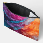 Luminous Abstract Tissue Paper Layers Zubehörtasche (Offen)