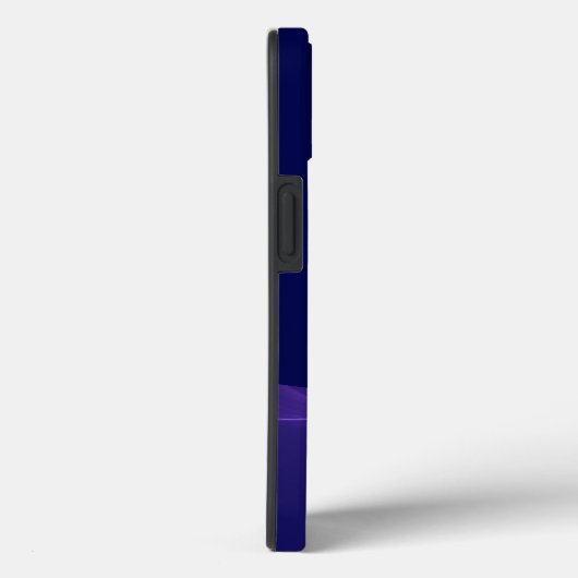 Luminous Blue Lila Dream Abstraktes Fraktal Kunst, Case-Mate iPhone Hülle (Rückseite / Rechts)