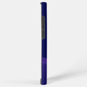 Luminous Blue Lila Dream Abstraktes Fraktal Kunst, Samsung Galaxy Hülle (Rechte Seite)